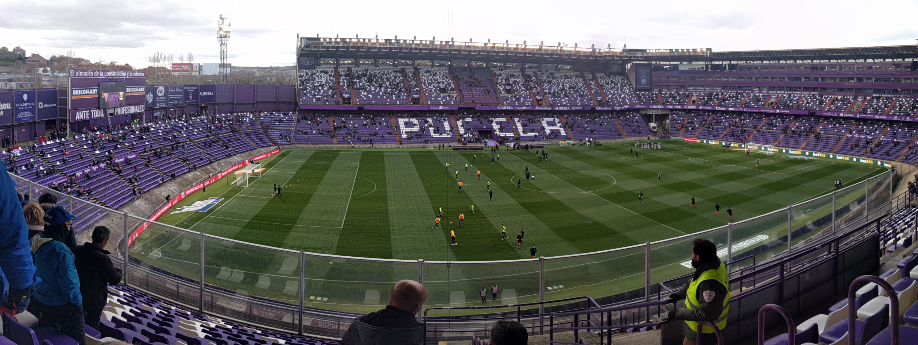 Asientos estadio José Zoerilla